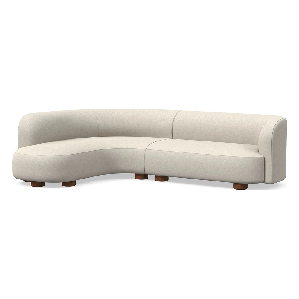 Laurent 2-Piece Wedge Chaise Sectional (111.5") | West Elm