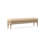 Auburn Leather Bench | West Elm