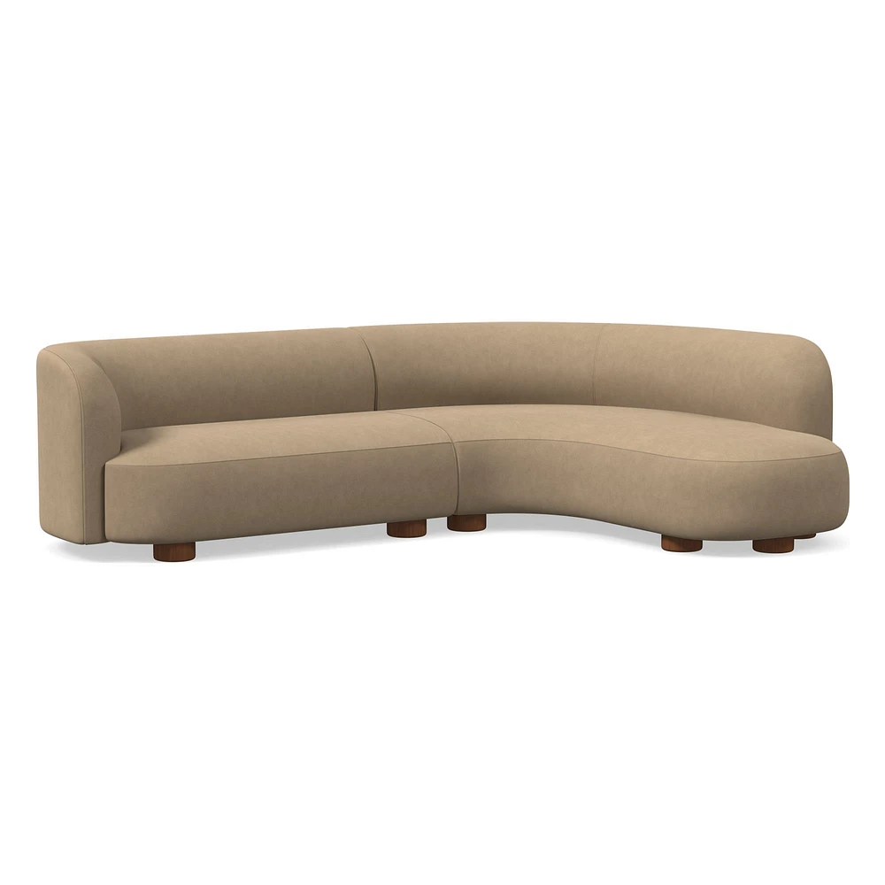 Laurent 2-Piece Wedge Chaise Sectional (111.5") | West Elm