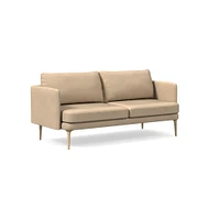 Auburn 70" Sofa, Saddle Leather Nut, CW