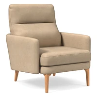 Auburn Leather High-Back Chair | West Elm