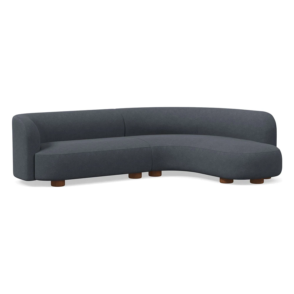 Laurent 2-Piece Wedge Chaise Sectional (111.5") | West Elm