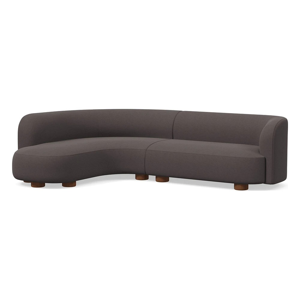 Laurent 2-Piece Wedge Chaise Sectional (111.5") | West Elm