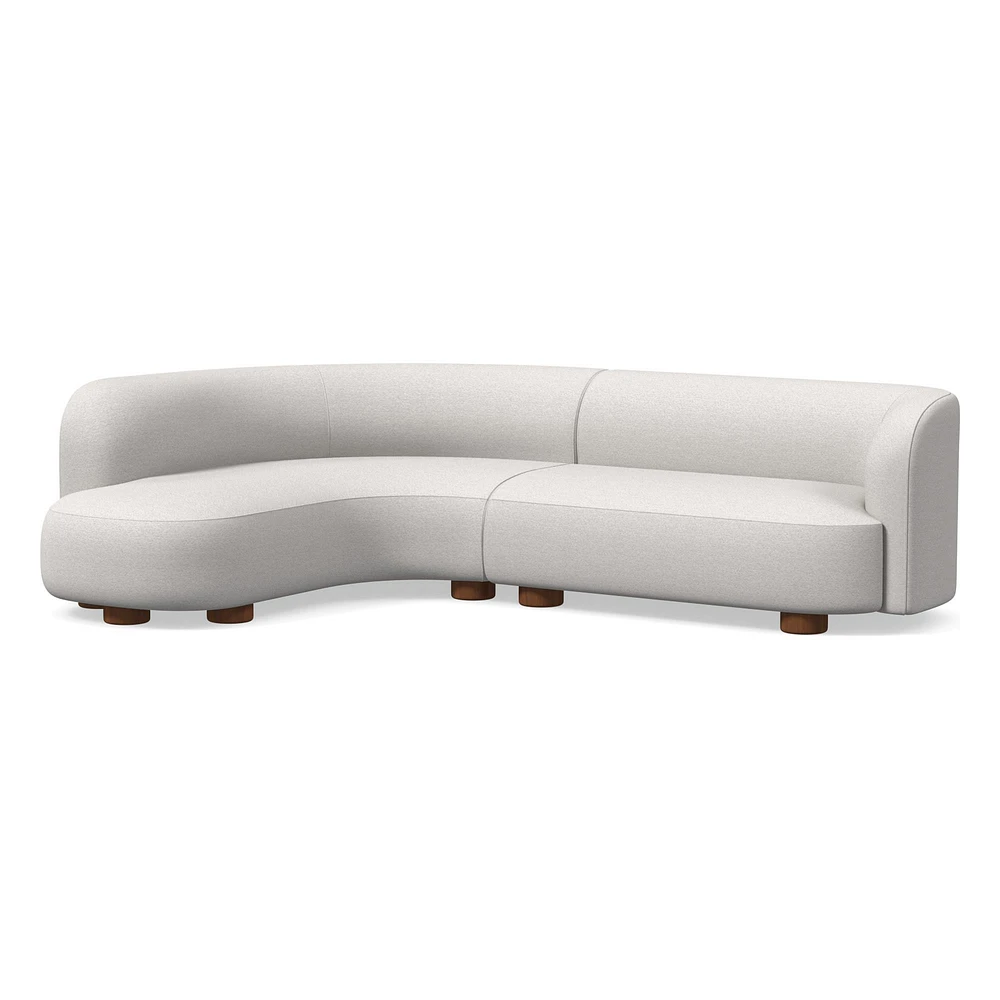 Laurent 2-Piece Wedge Chaise Sectional (111.5") | West Elm