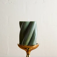 Chunky Twist Pillar Candles | West Elm