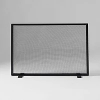 Thin Metal Fireplace Screen | West Elm