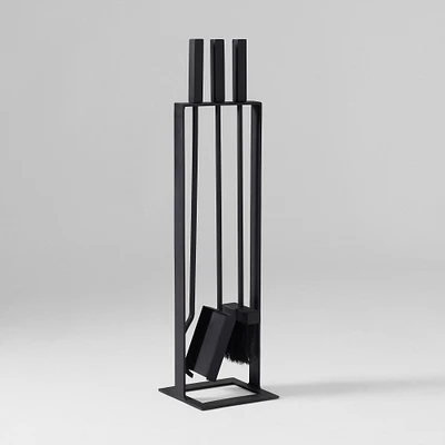 Industrial Fireplace Tools - Black | West Elm