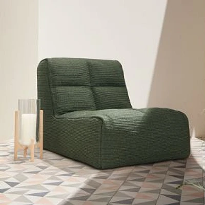 Kavala Lounge Chair, Woven Rope, Green