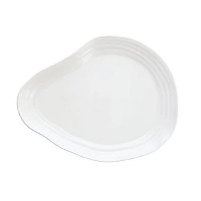 Playa Outdoor Melamine 16" Platter, White, Each