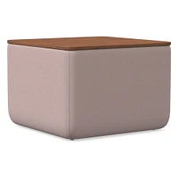 Upholstered Square Storage Ottoman | West Elm