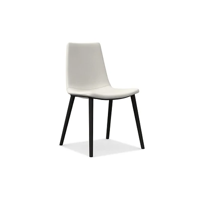 Slope Upholstered Dining Chair - Wood Legs | West Elm