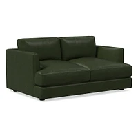 Haven 60" Sofa, Down Blend, Saddle Leather, Nut, Concealed Supports