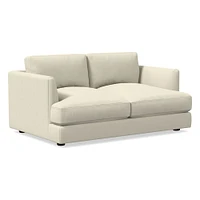 Haven 108" Sofa, Down Blend, Weston Leather, Cinnamon, Concealed Supports