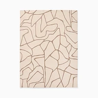 We Sonora Rug, Alabaster, 5'x8'