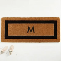 Coco Coir Monogram Doormat | West Elm