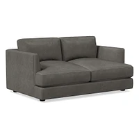 Haven 108" Sofa, Down Blend, Weston Leather, Cinnamon, Concealed Supports