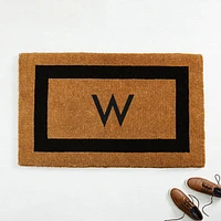 Coco Coir Monogram Doormat | West Elm