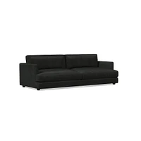 Haven 108" Sofa, Down Blend, Weston Leather, Cinnamon, Concealed Supports