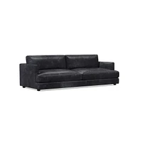 Haven 60" Sofa, Down Blend, Saddle Leather, Nut, Concealed Supports