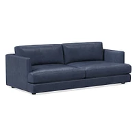 Haven 60" Sofa, Down Blend, Saddle Leather, Nut, Concealed Supports