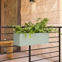 Streamline Metal Railing Planter | West Elm