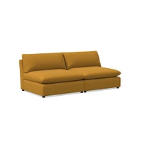 Hampton Modular Armless Sofa (78"–117") | West Elm