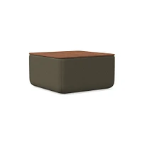 Upholstered Square Storage Ottoman | West Elm