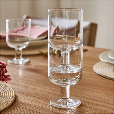 Bormioli Rocco Hosteria Stacking Glasses (Set of 6) | West Elm