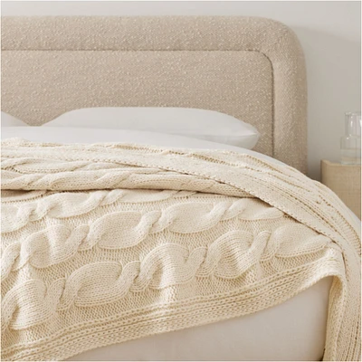 Cable Knit Bed Blanket | West Elm