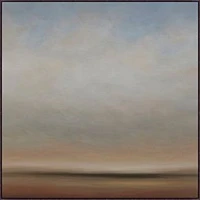 Settled Horizon Wall Art, Blue, Canvas