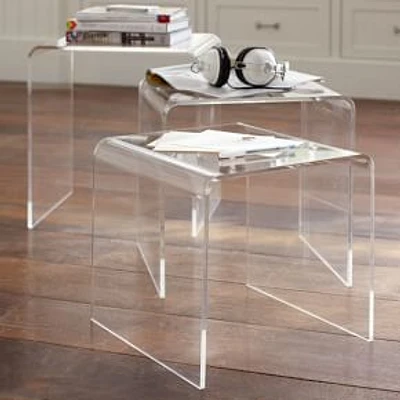 Acrylic Nesting Nightstand, WE Kids