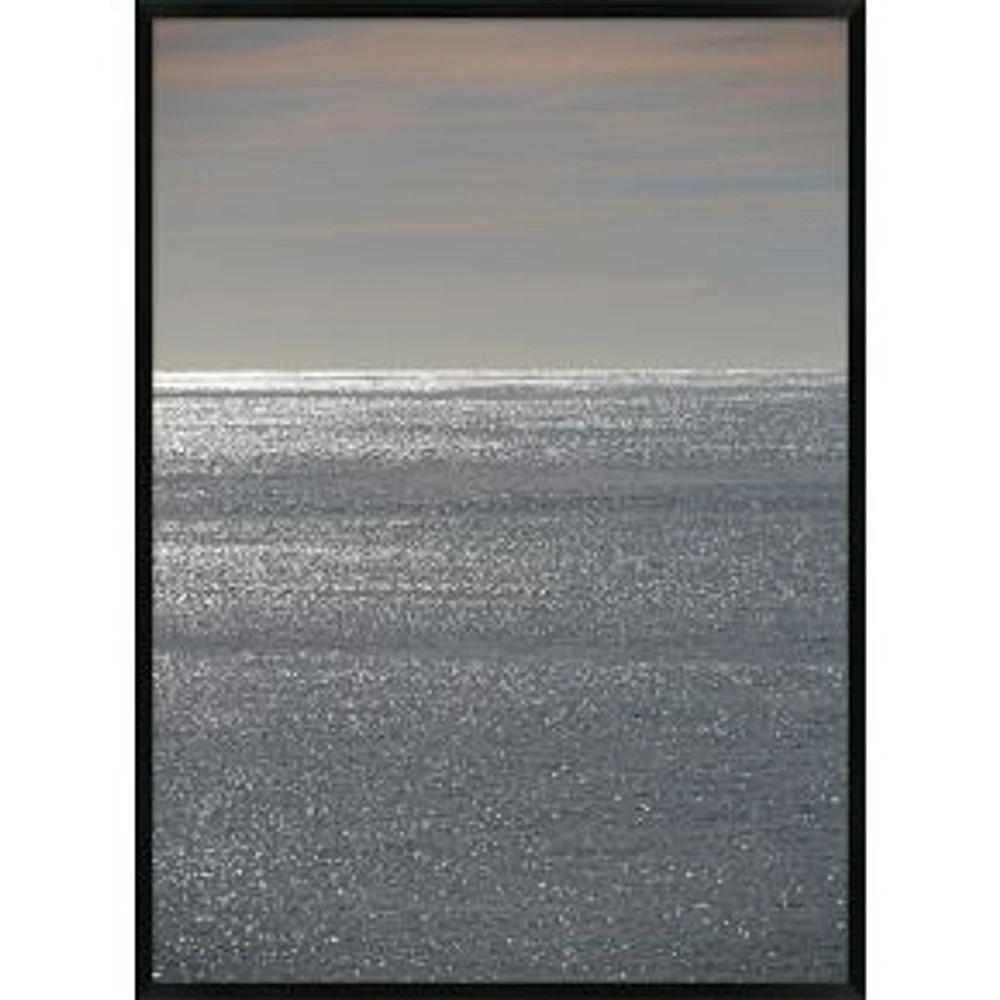 Shimmering Calm Wall Art, Blue, 30" X 41"