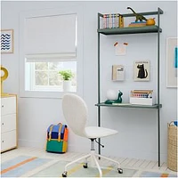 Blaine Wall System  Wall Desk W Shelf Celadon