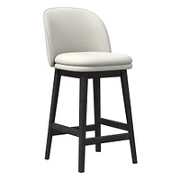 Wayne Swivel Armless Bar & Counter Stools | West Elm