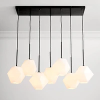 Sculptural 7-Light Faceted Chandelier | West Elm