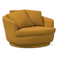 Viv Grand Swivel Chair | West Elm