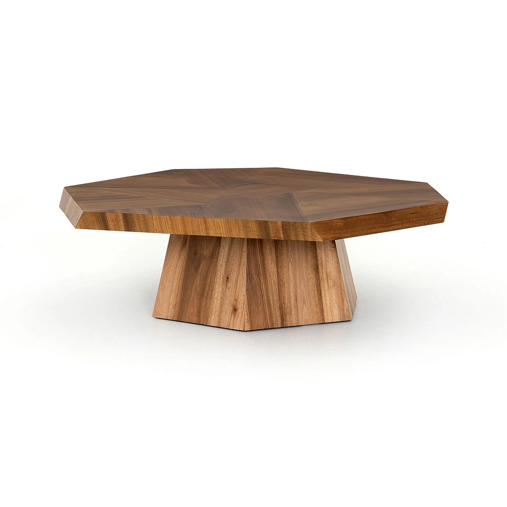 Natural Geometric Coffee Table | Modern Living Room Furniture | West Elm