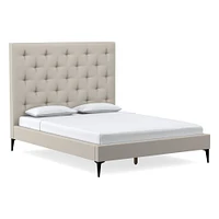 Emmett Tufted Bed - Metal Legs | West Elm