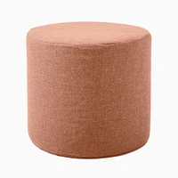 Sunbrella® Indoor/Outdoor Cast Round Pouf | West Elm