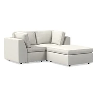 Harris 3-Piece Small Ottoman Sectional (70"–78") | West Elm