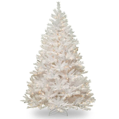 Pre-Lit Faux Winchester White Pine Tree | West Elm