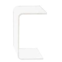 Acrylic C-Shaped Side Table (14") | West Elm