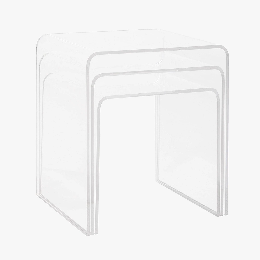 Acrylic Nesting Tables (13") | West Elm