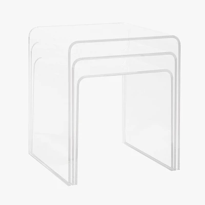 Acrylic Nesting Tables (13") | West Elm