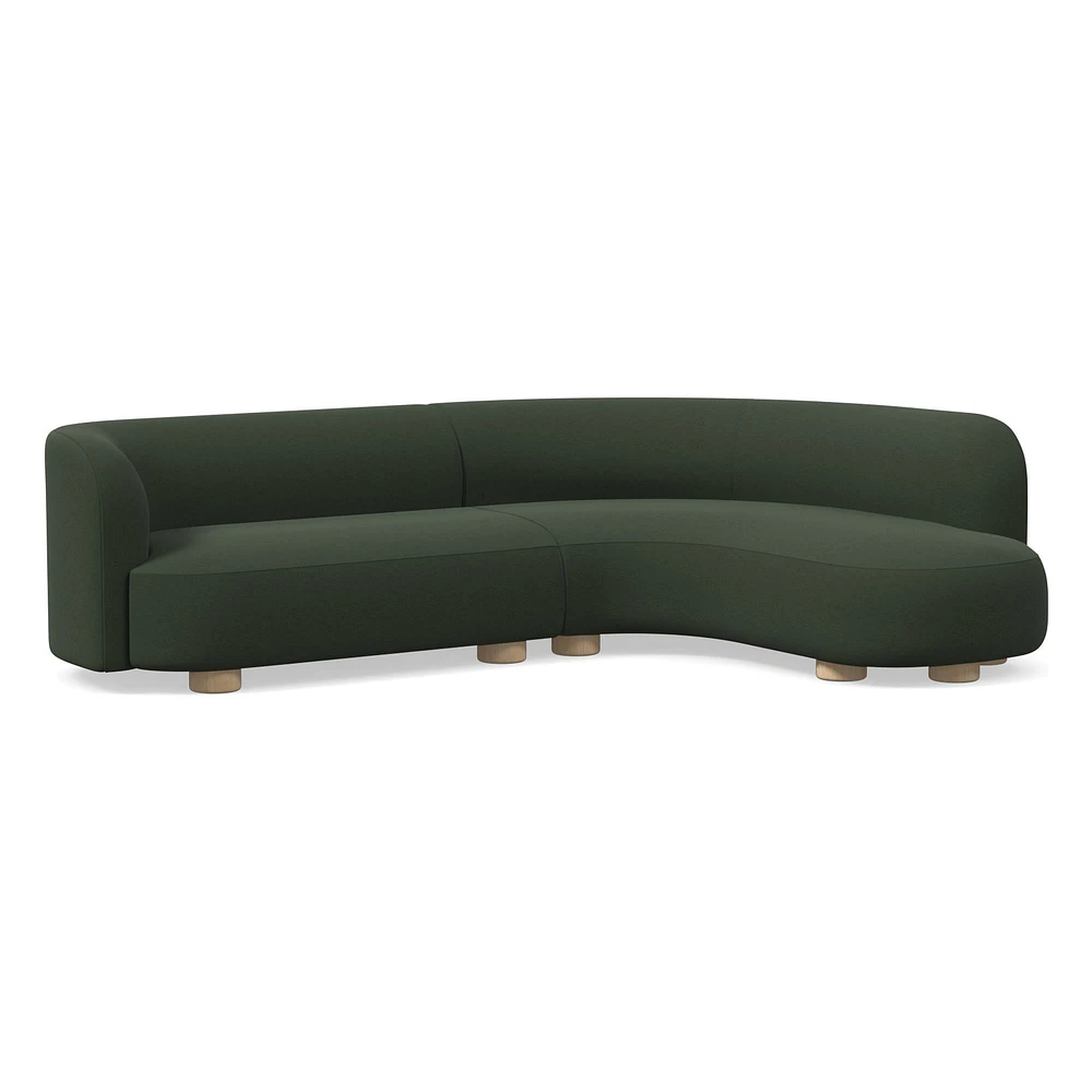 Laurent 2-Piece Wedge Chaise Sectional (111.5") | West Elm