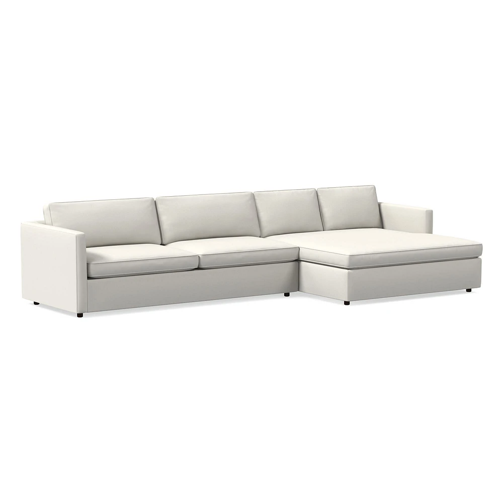 Harris Double Wide Chaise Sectional | Sofa With West Elm