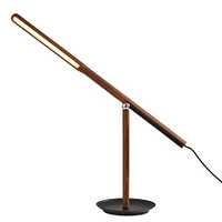 ADS360 Gravity LED Desk Lamp, Black Ash Wood