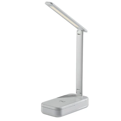 UV-C Sanitizing Desk Lamp w/ Wireless Charging Smart Switch | Modern Light Fixtures | West Elm