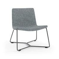 Slope Armless Lounge Chair | West Elm