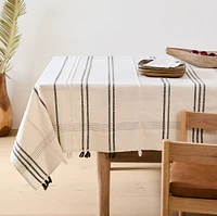 Creative Women Ribbons Handwoven Cotton Tablecloth Collection | West Elm